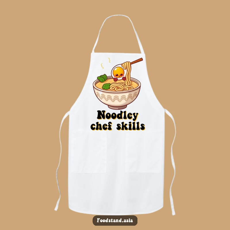 Funny Ramen Apron: Giggling Noodles Chef Gift for Kitchen Fun