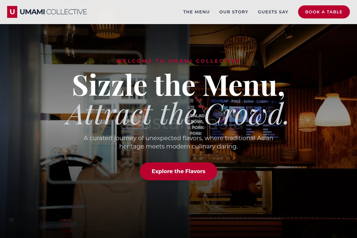 Authentic Asian Fusion Food