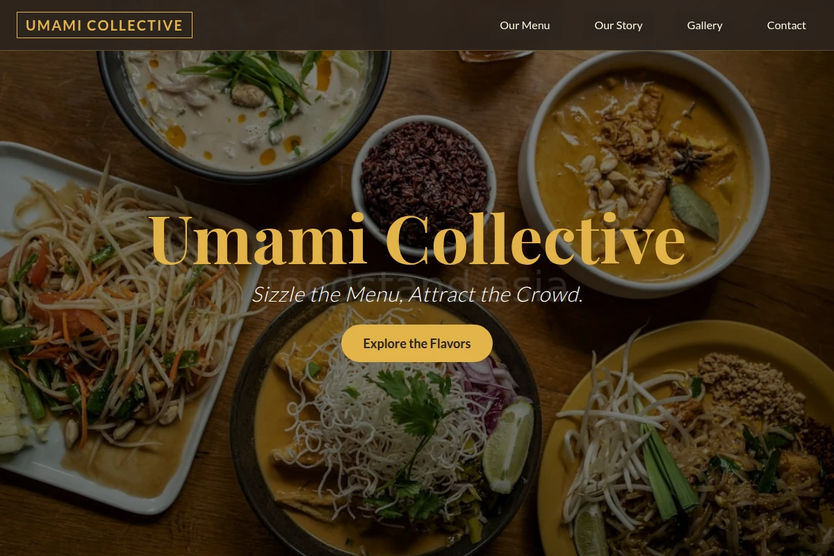 Regional Asian Fusion Food