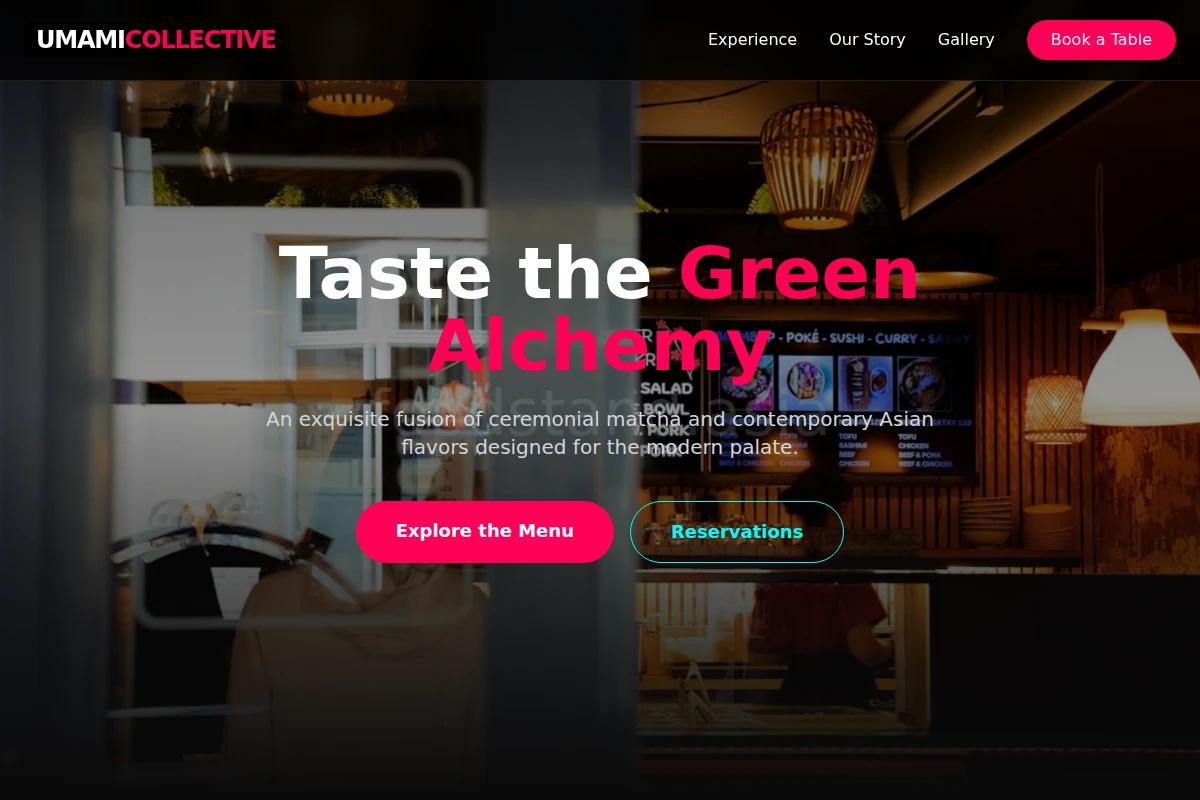 Matcha Asian Fusion Food