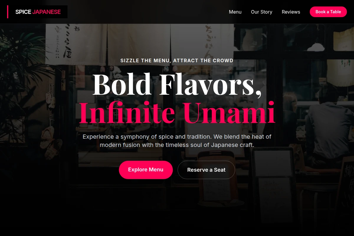 Spice Japanese Food