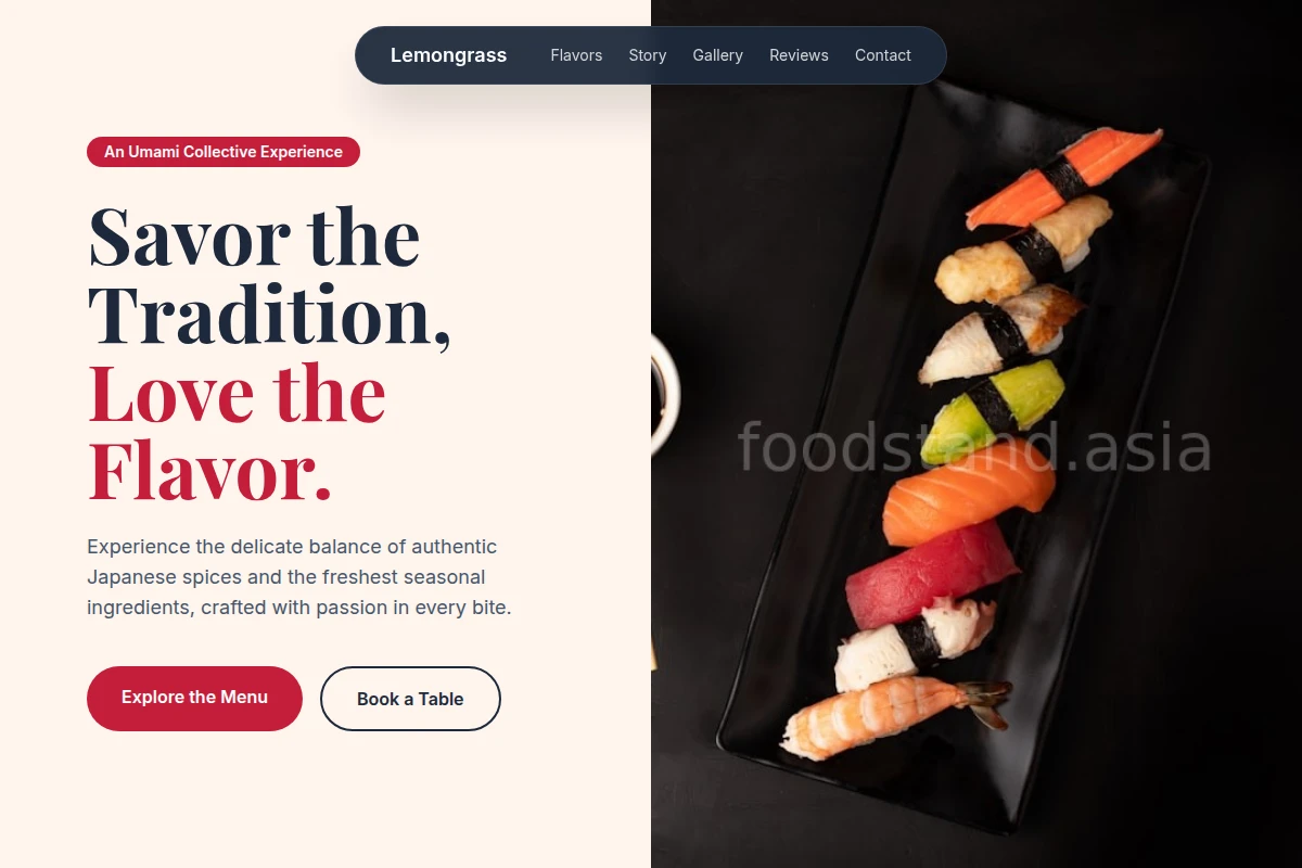 Lemongrass Japanese Food