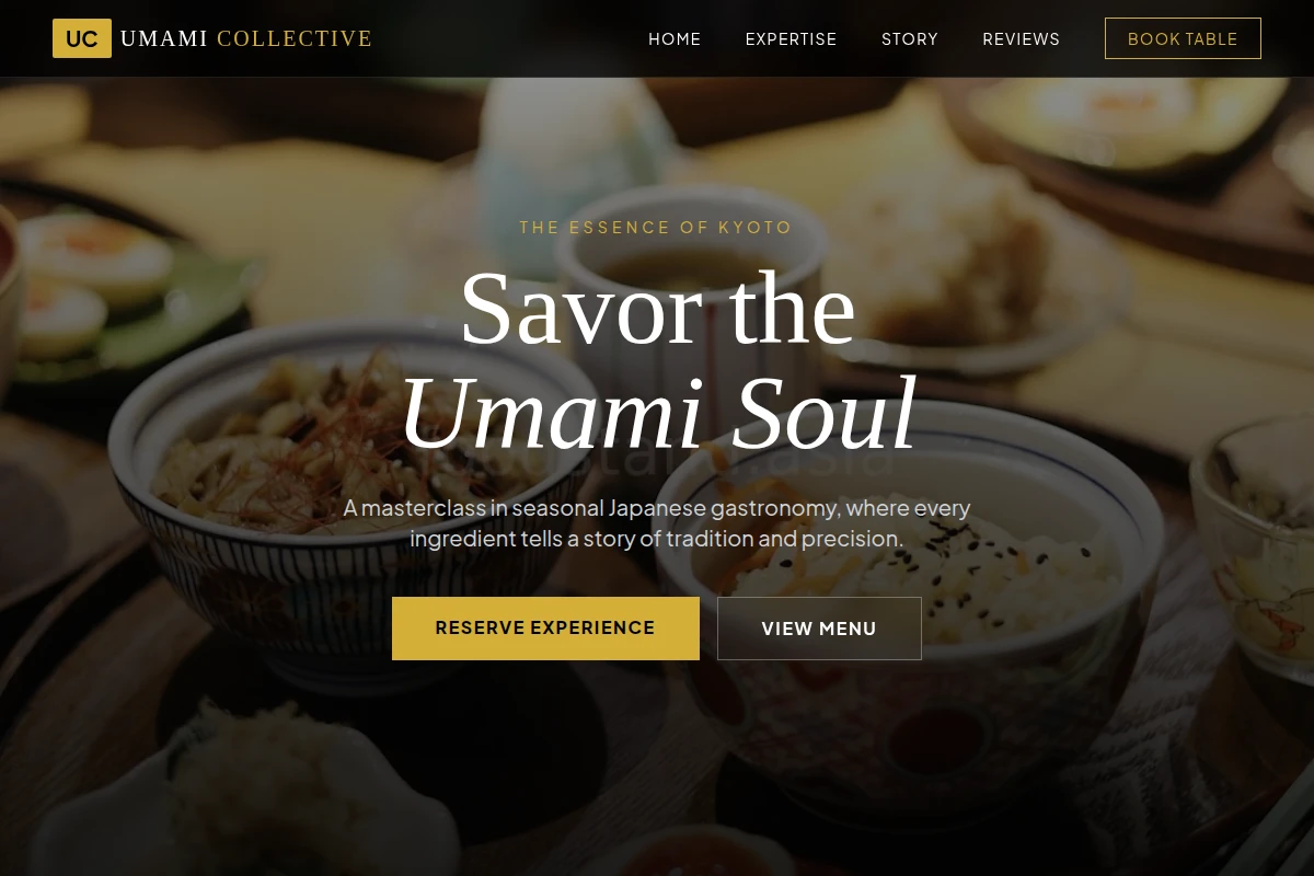 Premium Food Truck Website Design