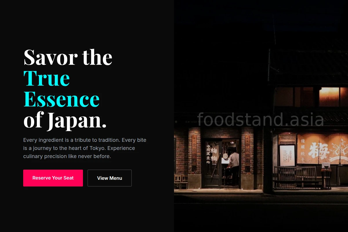 Fresh Japanese Food