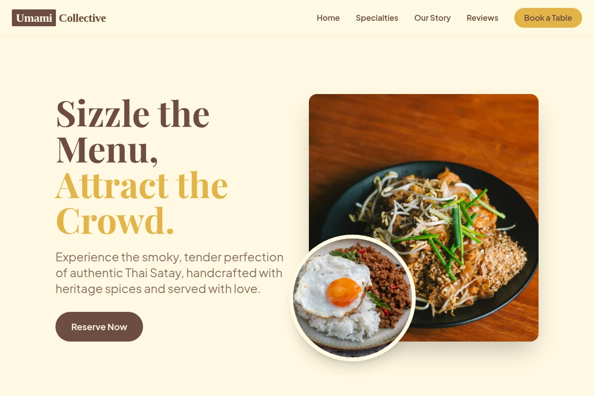 Satay Thai Food
