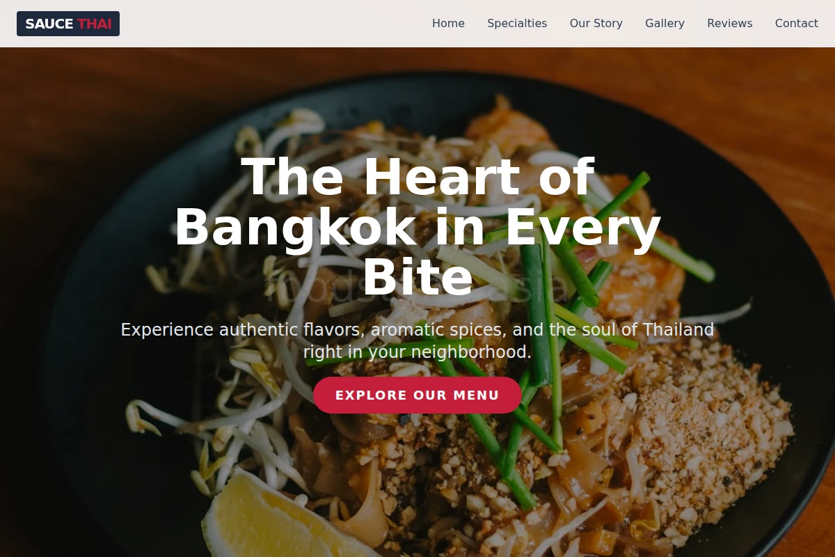 Sauce Thai Food