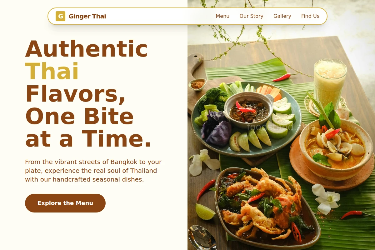 Ginger Thai Food