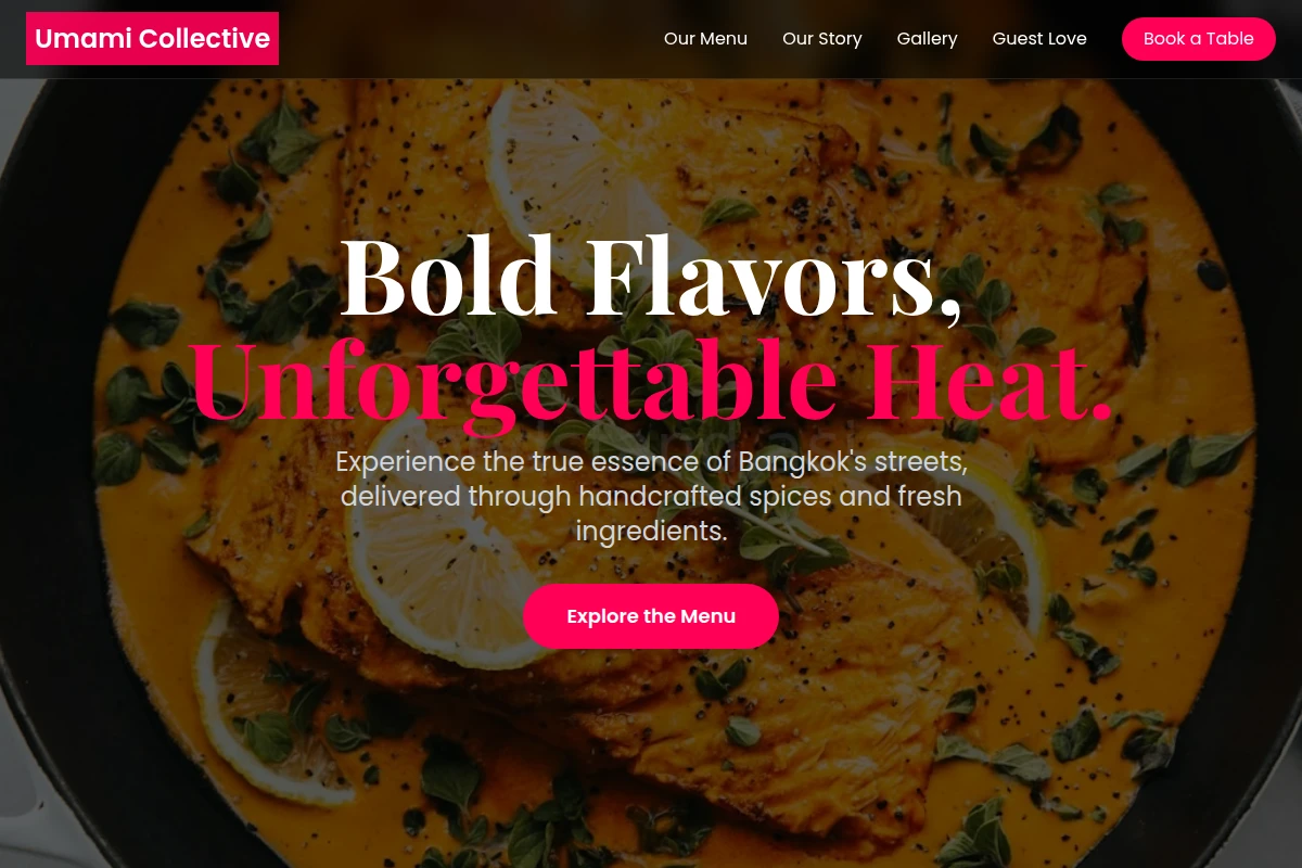 Spicy Thai Food