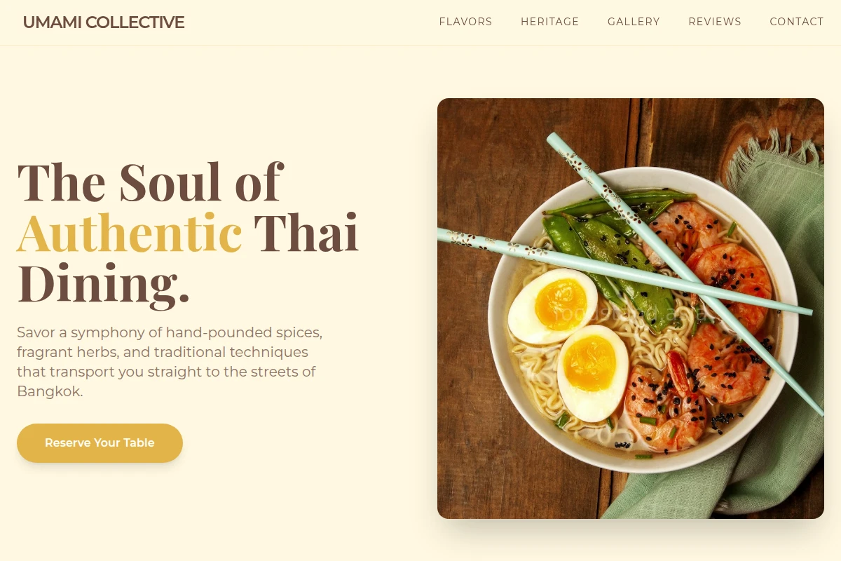 Authentic Thai Food