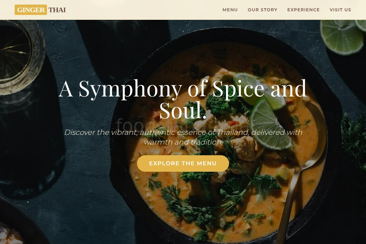 Ginger Thai Food