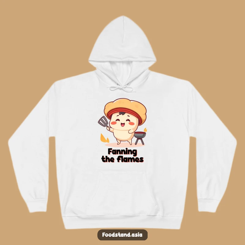 Cozy Funny Bao Bun Grilling Hoodie: Warmth for the Grill Master