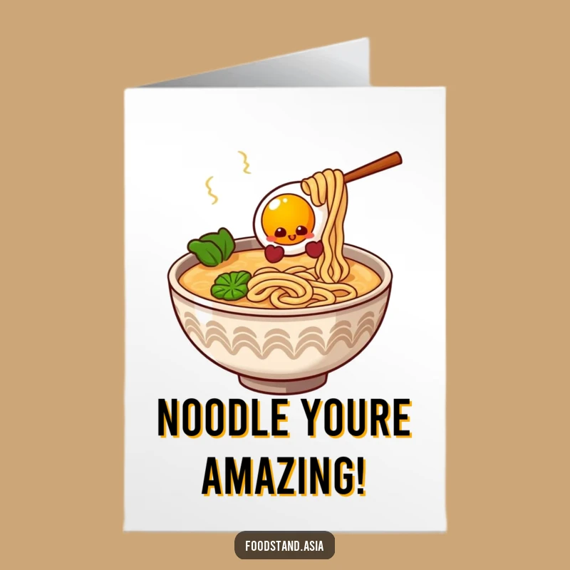 Free Printable Ramen Congratulations Card: Funny Downloadable Gift for Foodies