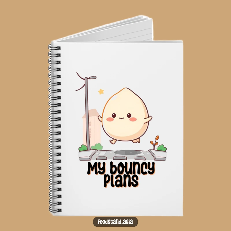 Funny Bouncing Mochi Notebook: Jot Down Ideas with a Hop, Perfect Gift!
