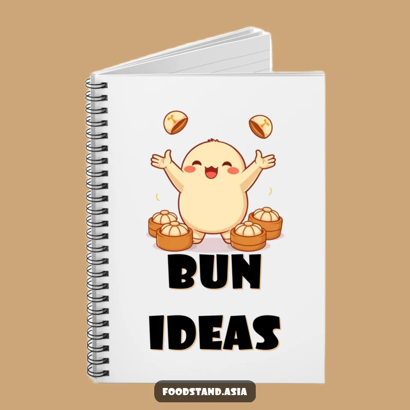 Funny Dumpling Juggling Notebook: Bun Notes - Great Funny Gift Idea