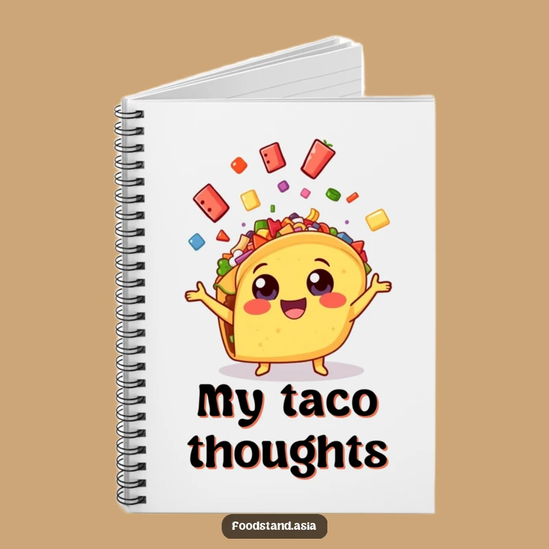 Funny Taco Juggling Notebook: Cheerful Fiesta Journal