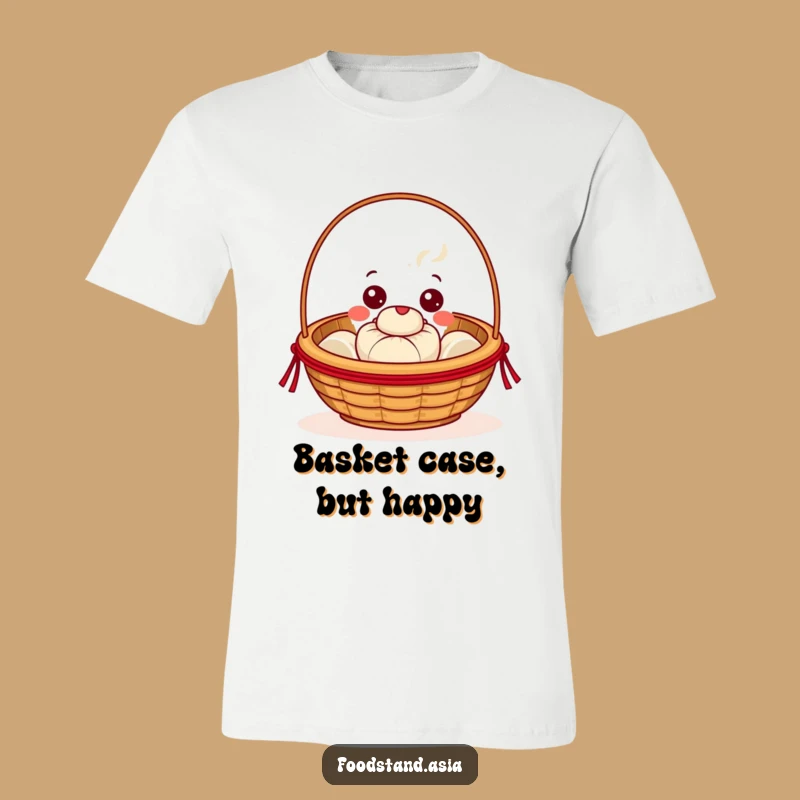 Funny Dim Sum T-Shirt: Cheerful Steaming Bun Tee for Foodie Fun