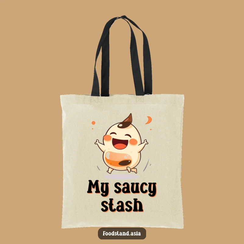 Funny Dumpling Chase Tote Bag: Carry Your Fun with Style, Perfect Funny Gift!